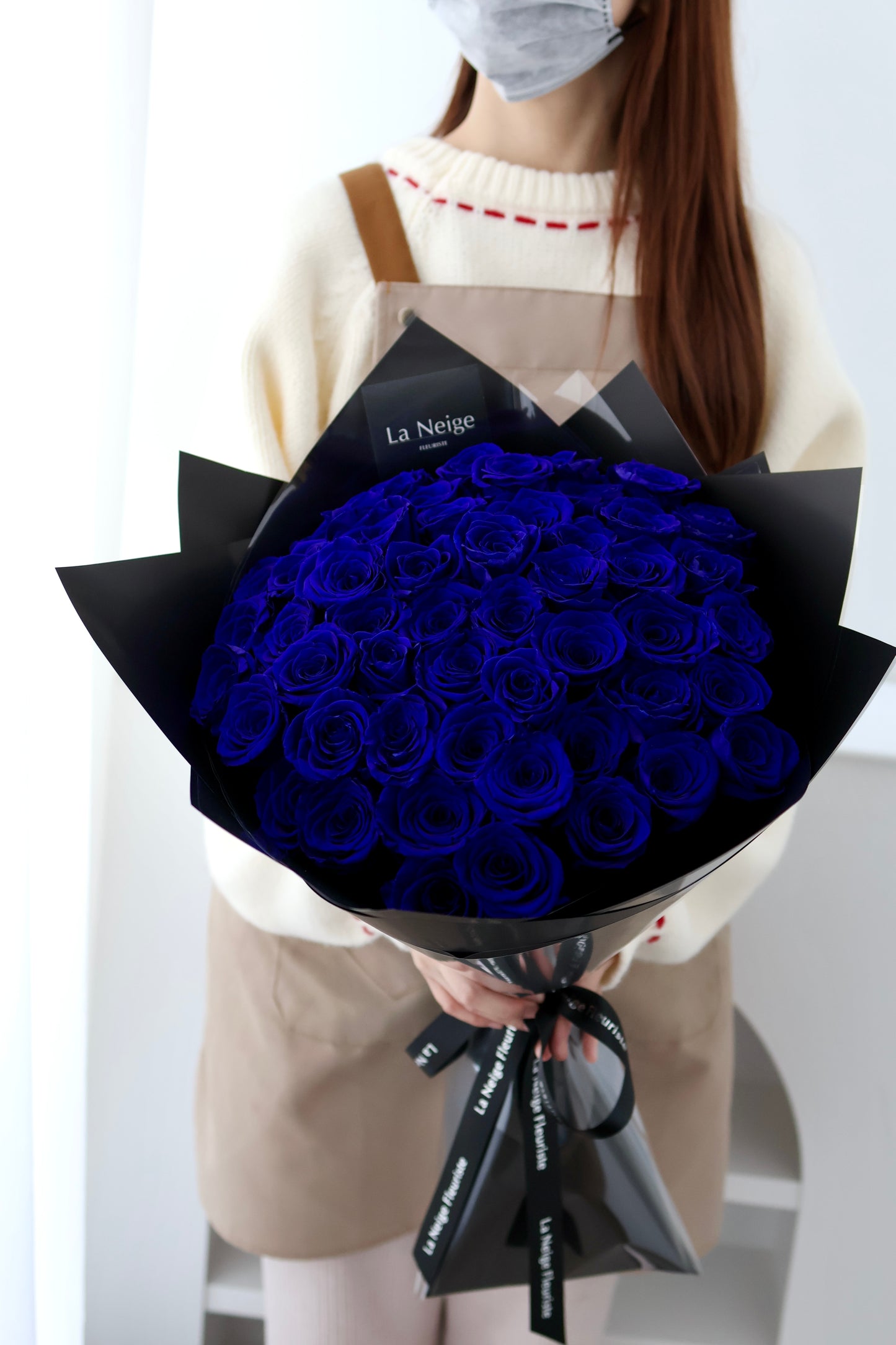 保鮮花丨深藍玫瑰花束.19/36/52/99枝